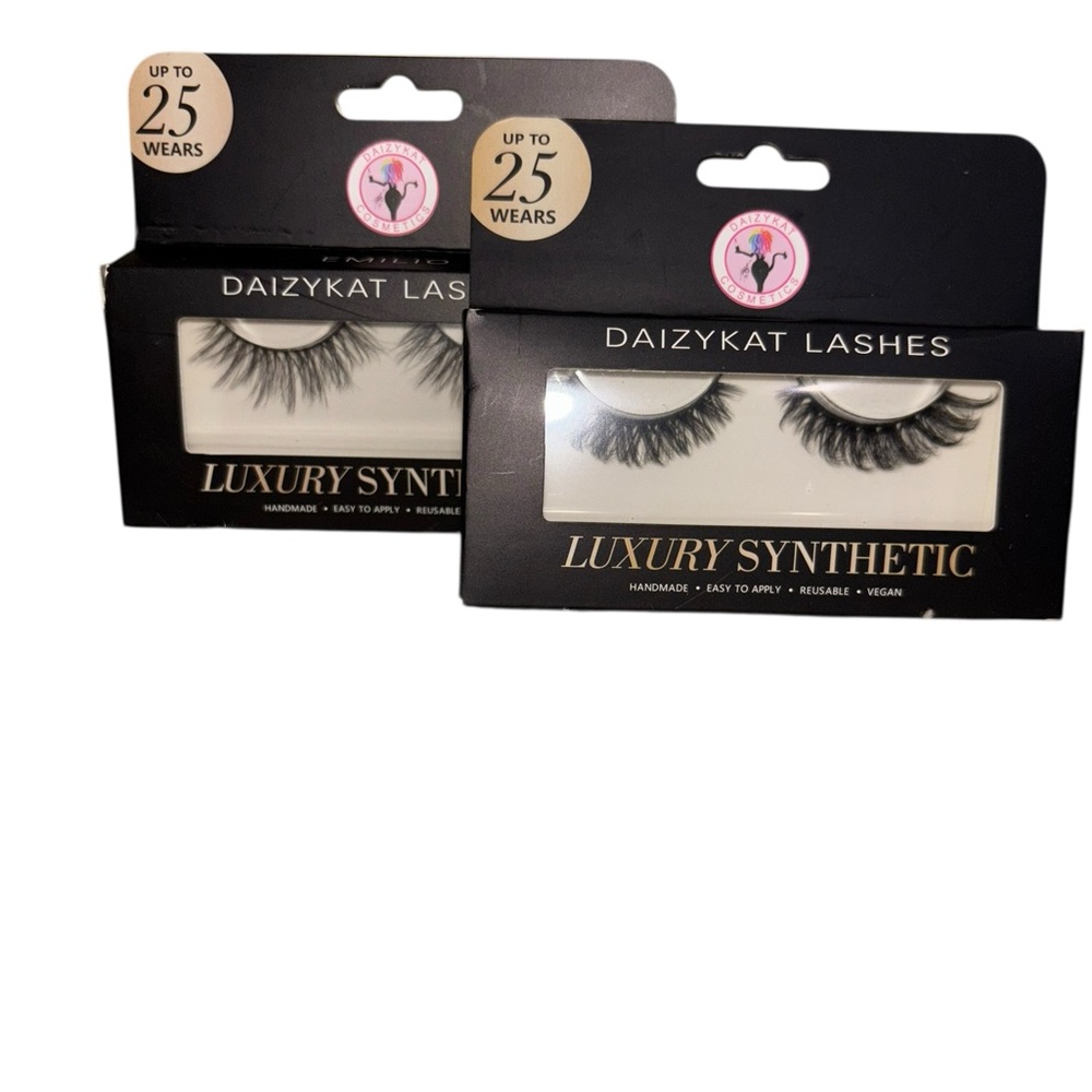 Luxury Synthetic Lashes - Black | PRICE IS FOR BOTH